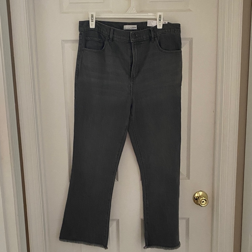 LOFT Gray Denim Jeans